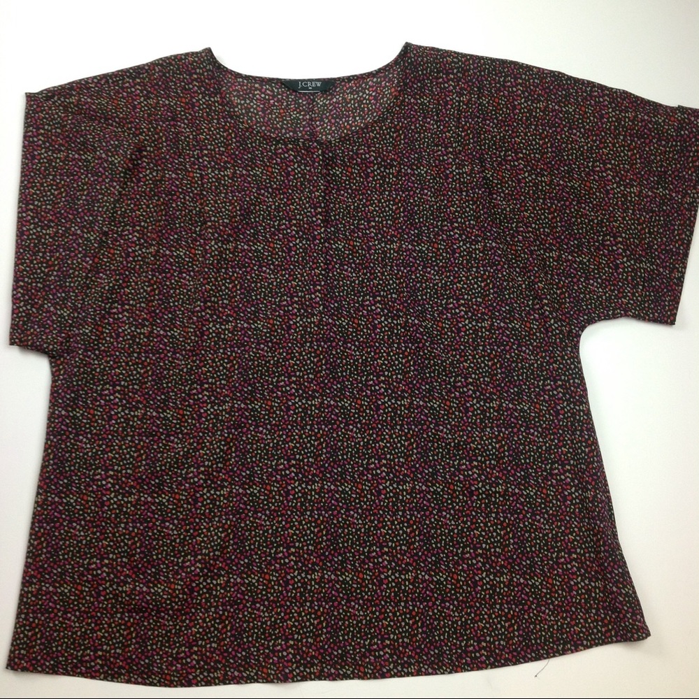 J. Crew Factory Dot Top